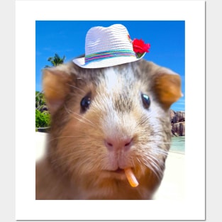 Guinea Pig Face Posters and Art